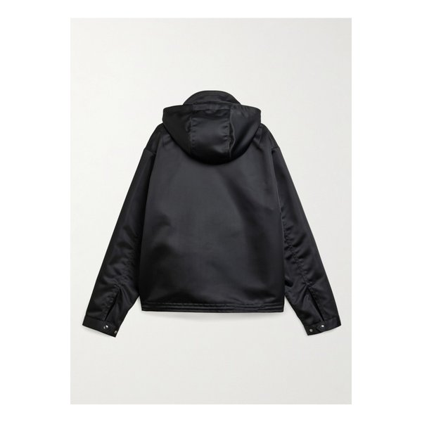 웨일스 보너 세일러 로고 자수  셸 후드 재킷 블랙 1647597357833050