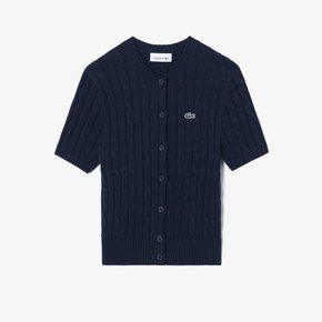 [시흥점] 여성 케이블 반팔 가디건 AF013E-55GO