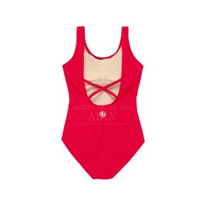 AE LOGO PRINTING MONOKINI RED AE로고 모노키니 레드