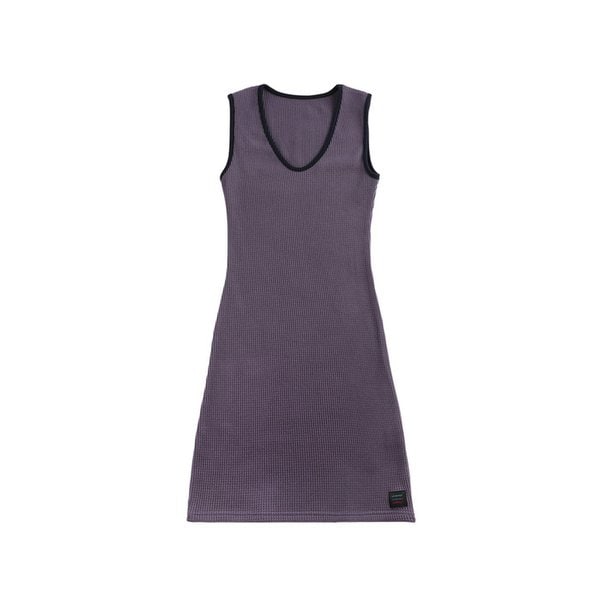 와플 원피스 Waffle One-piece_Purple