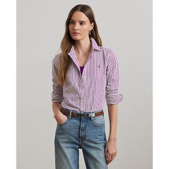 로렌 랄프 로렌 클래식핏 스트라이프 브로드클로스 셔츠(WMLRSHTS6820489500)