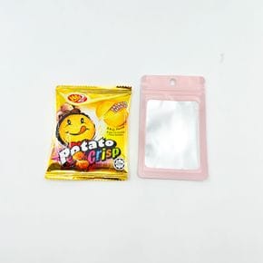 상품 포장용 지퍼백 핑크 (75X120)