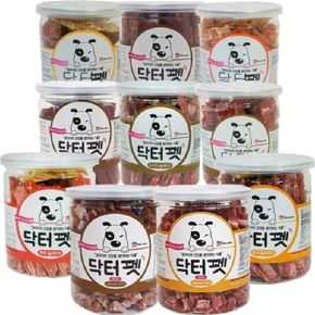 애견간식 닥터펫 200g(통) 강아지간식 트릿 스틱 저키