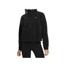 매장정품 나이키 NIKE 원 여성 써마 핏 오버사이즈 하프집 플리스 탑 FV7956-010 1640877