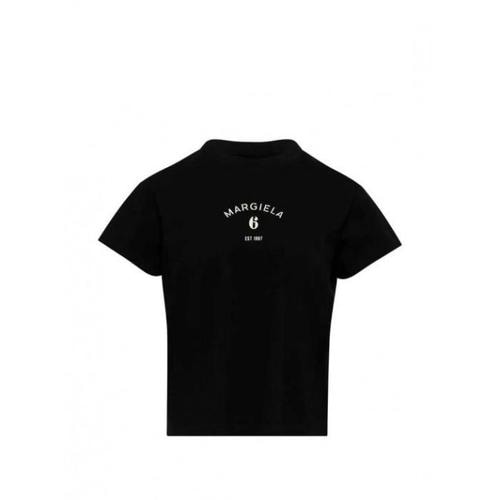 MM6 메종 마르지엘라 시그니처 저지 반팔 티셔츠 S62GD0216 M20048 900