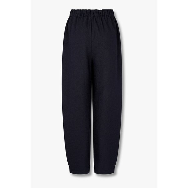 드레이프 테이퍼드 팬츠 (다크 네이비) EN15112040000