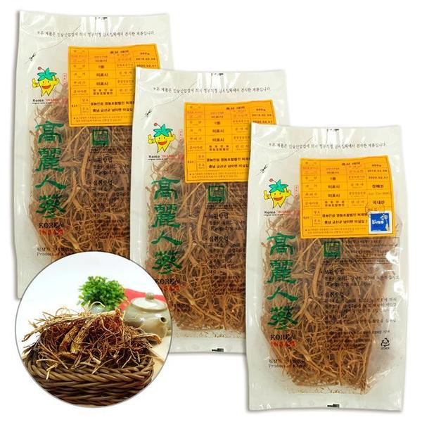 [굿소일] 고려 홍미삼 1품 홍삼 인삼 잔뿌리 차 900g (S11437360)