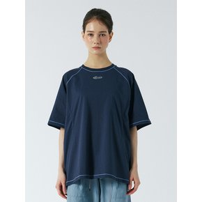 UNISEX 퀵드라이 라이트웨이트 숏 슬리브_NAVY