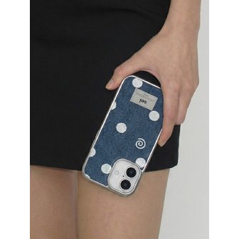 세이 denim white ball epoxy case