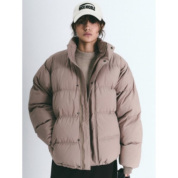 USEFUL OVER SHORT PADDING_INDI BEIGE