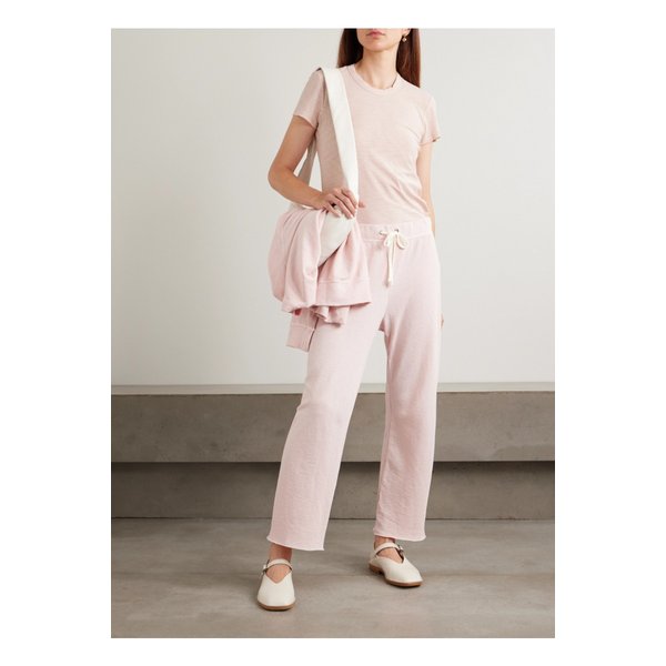 슬럽 코튼 저지 티셔츠 핑크 46376663162883642