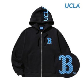 BRUINS B로고 후드 집업[BLACK](UXAGD10_39)