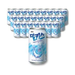 롯데칠성음료 밀키스 340ml 뚱캔 24개