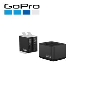 Dual Battery Charger + Enduro 배터리 2개 / HERO 9,10,11,12 전용 / 정품