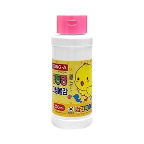 동아 단색물감 딩동댕물감 분홍 200ml 12개입