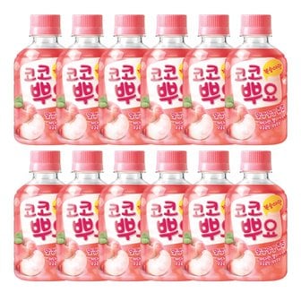 팔도 코코뿌요 복숭아 280ml x 12개