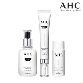 AHC 프로샷 글루타 액티베이션 브라이트3 듀오(세럼 40ml+아이크림 30ml) + 에센스 20ml