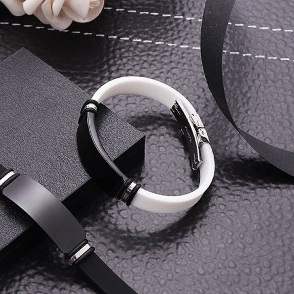 실리콘 패션 우정 팔찌 커플 친구 (WFHXXRV)