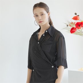 [와이제이] ESPRIT MINI DOT SHIRTS_BLACK