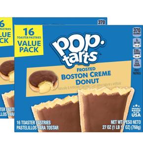 [해외직구] Pop-Tarts 팝타르트 보스턴 크림 도넛 토스터 페이스트리 16입 2팩