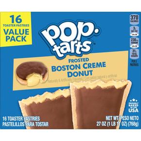 [해외직구] Pop-Tarts 팝타르트 보스턴 크림 도넛 토스터 페이스트리 16입 2팩