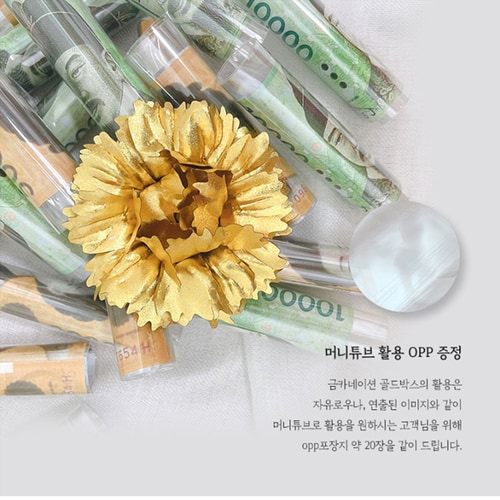 금카네이션 골드박스 돈상자