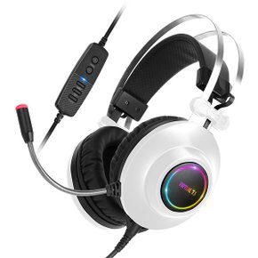 ABKO N550 ENC 7.1 RGB 헤드셋 화이트