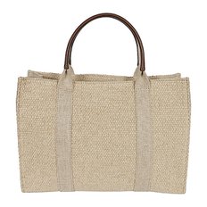 [해외배송] 더로우 콘트라스팅 가죽 트림 캔버스 쇼퍼백 W2041W18W14 CLSDS