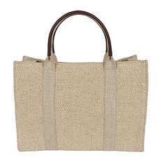 [해외배송] 더로우 콘트라스팅 가죽 트림 캔버스 쇼퍼백 W2041W18W14 CLSDS