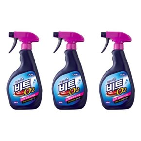 비트 O2 얼룩제거제 500ml 3개입 라이온코리아 (W81C525)