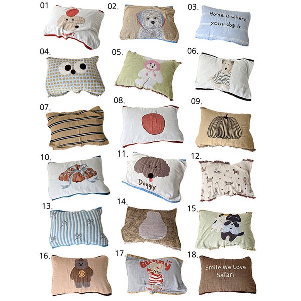 깊은잠 베개수건 베개덮개 베개커버 18종