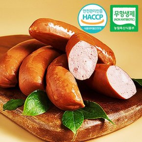 [무항생제]HACCP 독일 정통레시피 브렉퍼스트 소시지 3팩 450g