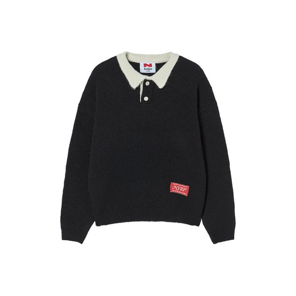 [COLLECTION LINE] 퍼지 아카이브 럭비 니트 블랙