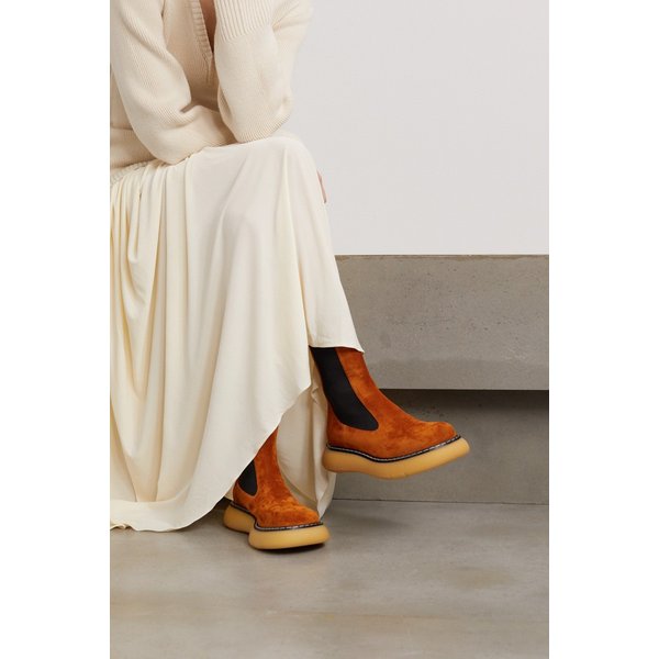 케이트 Bleecker Leather Chelsea Boots 카멜 24772899113439913