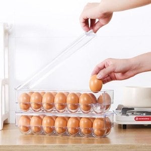 텐바이텐 투명 달걀 보관함 계란정리함 냉장고 수납 에그 트레이