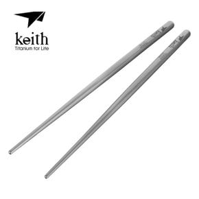 [키이스] KE Titanium Square Handle Chopsticks_Ti5625