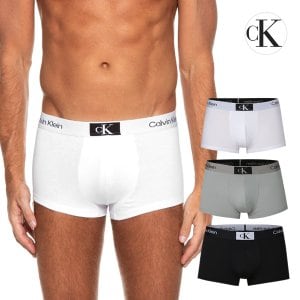 Calvin Klein Underwear 캘빈클라인 CK 언더웨어 남성 트렁크 남자속옷 드로즈 팬티 3팩세트 NB3532A-FRQ