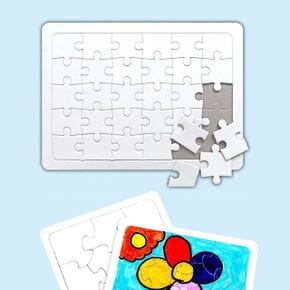 그리기퍼즐 종이퍼즐 사각 (35pcs) 태극기 지도-대