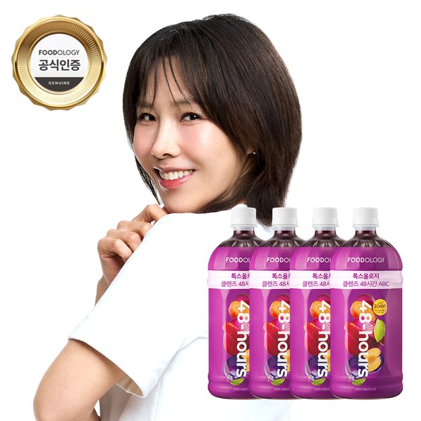 신봉선 다이어트 톡스올로지 클렌즈 48시간 1,000ml x 4병