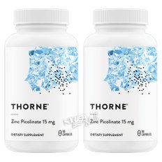 [1+1]쏜리서치 징크 피콜리네이트 15mg 60캡슐 THORNE RESEARCH ZINC PICOLINATE 29MG