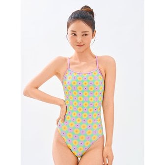 싱잉인더레인 민들레 크로스백 원피스수영복