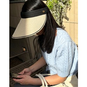 [24SS] 베이지 H장식 라인배색 와이드 HILG4E103I2