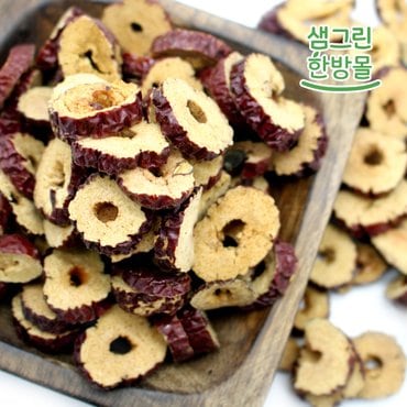  바삭한 대추칩 500g 달콤한 대추 슬라이스