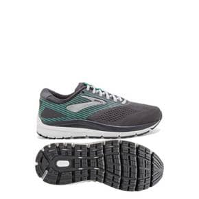 4849947 BROOKS Womens Addiction 14 Running Shoes - B/medium Width In Blackened Pearl/arcad