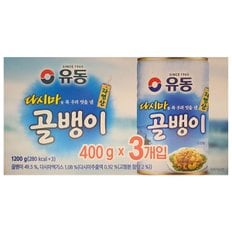 혼술안주 쫄깃한 자연산 다시마 골뱅이 400g x 3