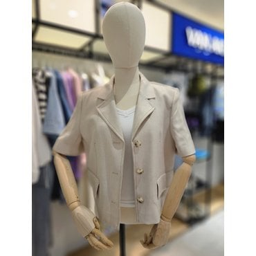 반에이크 포인트스티치크롭자켓