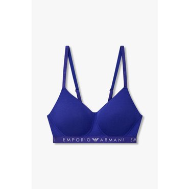 EMPORIO ARMANI 여성 로고 밴딩 소프트 컨투어 브라 (0824381528)