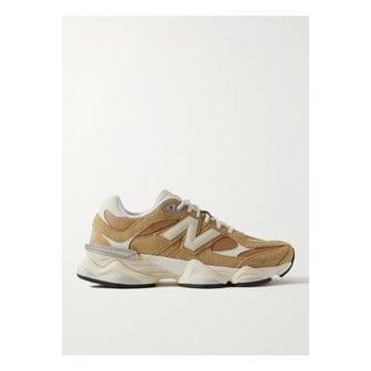 뉴발란스 9060 고무 트리밍 스웨이드 메시 스니커즈 카멜 1647597352579669