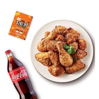 굽네 고추바사삭+매콤치즈 치트킹+콜라1.25L