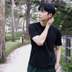 기능성 무지 로카티 반팔 티셔츠 ROKA 티 남녀공용